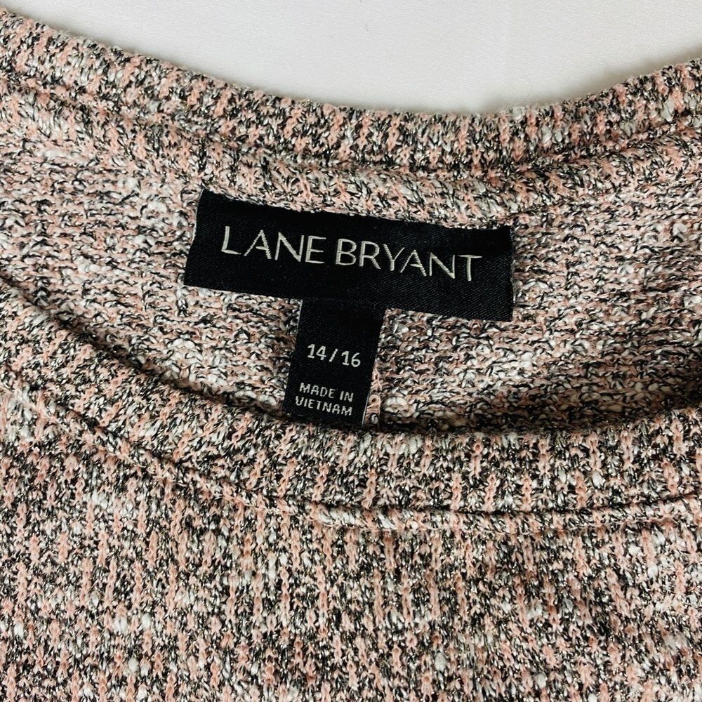 Lane Bryant Women's Brown Metallic Knit Tank Top Size 14/16 - Picture 7 of 8